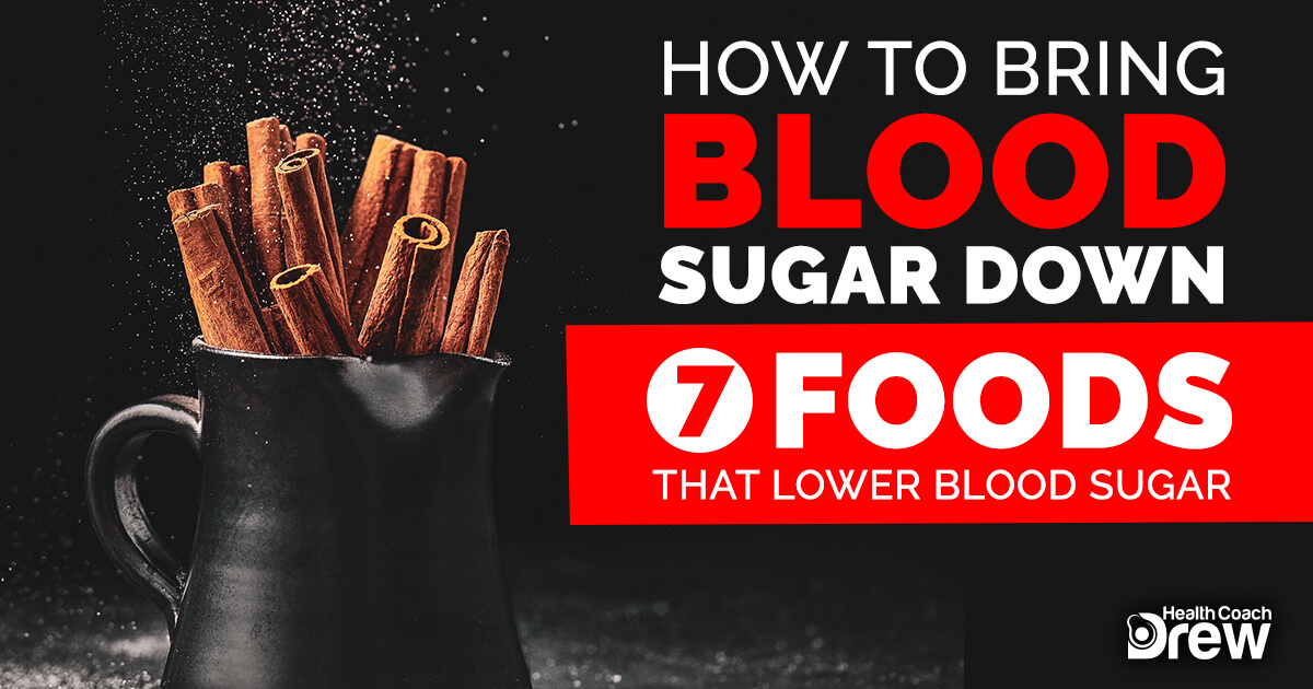how to bring sugar down