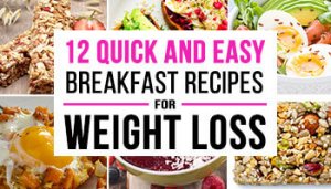 breakfast recipes for weight loss